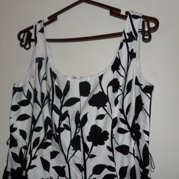 Jessica Howard Spring Floral Cotton Dress Sz 14 - Picture 2 of 8